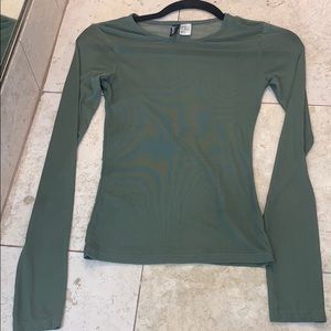 Mesh Green Long Sleeve